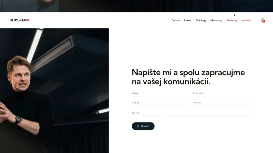 Webová stránka — ukážka