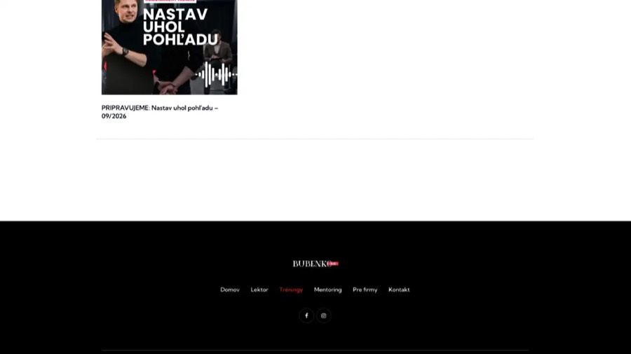 Webová stránka — ukážka